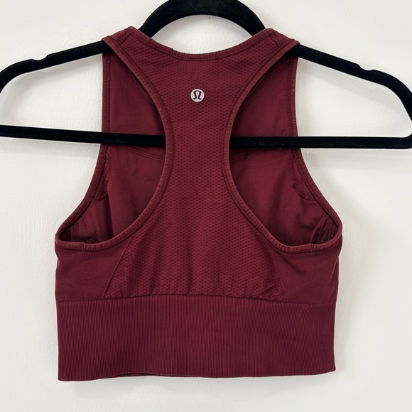 Lululemon | Ebb to Train Bra | Sz 4 | Garnet | EUC - Picture 5 of 7
